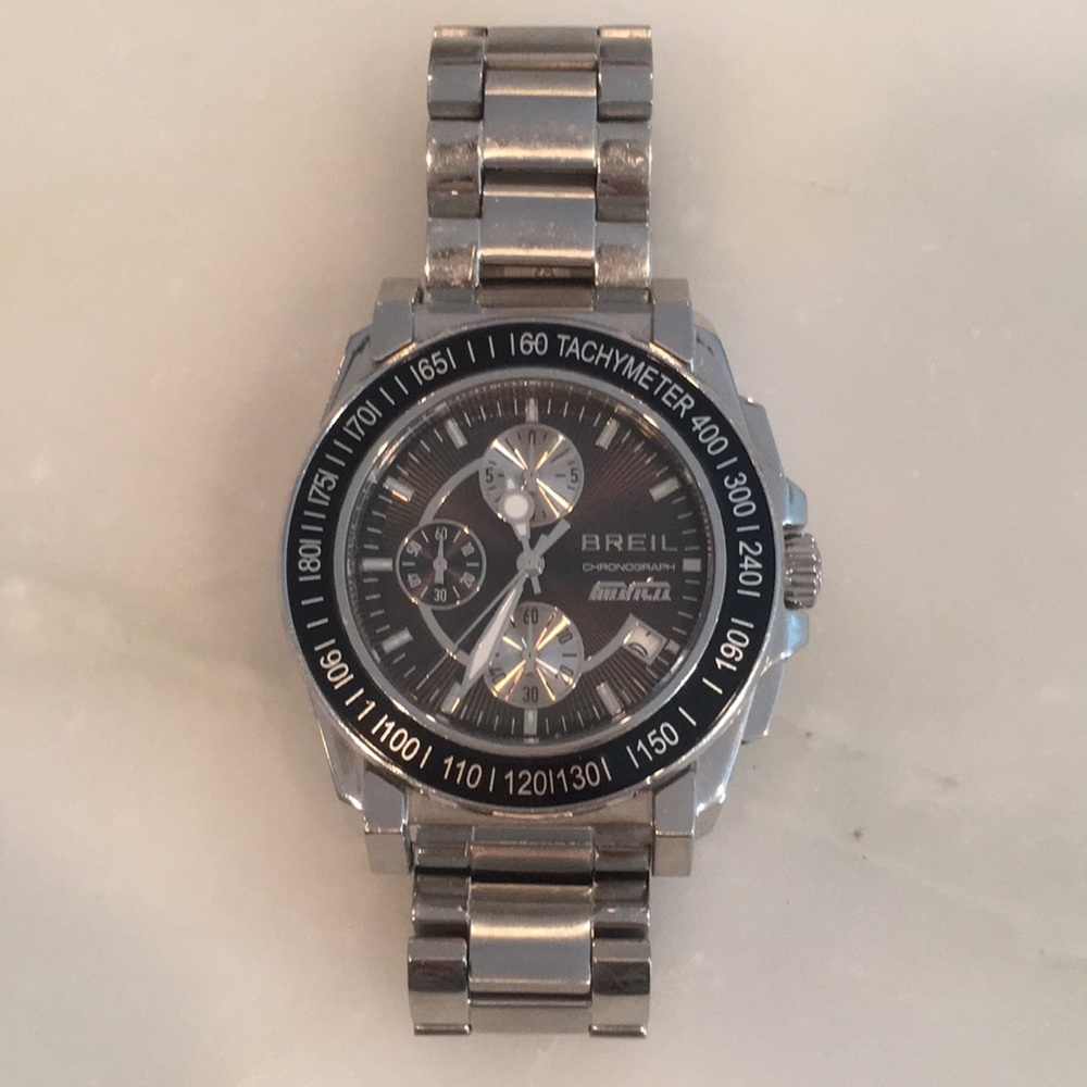 BREIL Mens Stainless Steal Wrist Watch